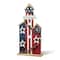 Glitzhome® 30" Patriotic Americana Wooden Birdhouse Porch Decor